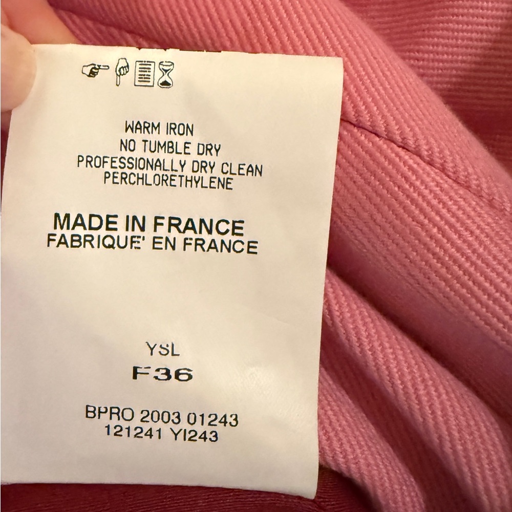 Brand New Yves Saint Laurent Suit Size 36 - Picture 15 of 15